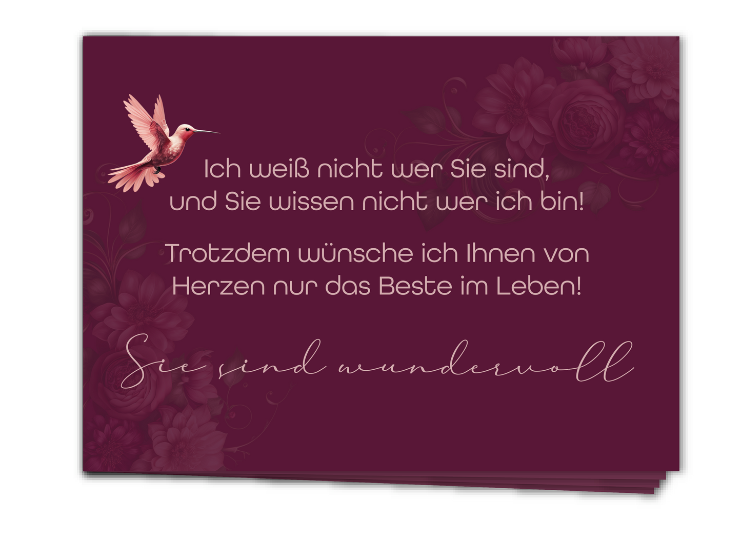Glückskarten Block