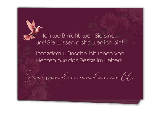 Glückskarten Block